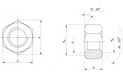 Гайка М 20 ГОСТ 5915-70 Кд 6.хр thumb (4)