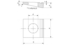 Шайба косая d 9 (М 8) DIN 435 thumb (1)