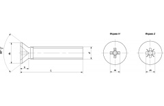 Винт М 6х16х16 DIN 965 потай нерж.А2 К thumb (2)