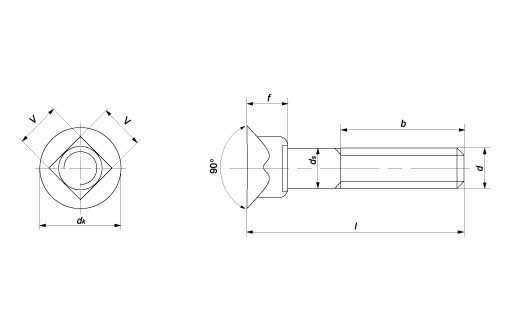 Болт М 16х70 DIN 608 кл.пр.8.8 с гайкой (1)