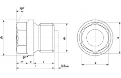 Пробка DIN 910  G 3/8 A thumb (1)