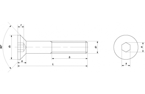 Винт М 3х14х14 ISO 10642 нерж.А2 (2)