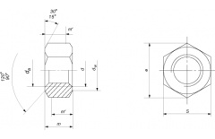 Гайка М 10 ГОСТ ISO 4032-2014 кл.пр.6 цинк (уп.1 кг) thumb (2)