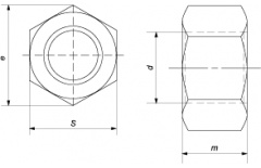 Гайка М 6 ГОСТ ISO 4032-2014 кл.пр.5 (ОСПАЗ) thumb (3)