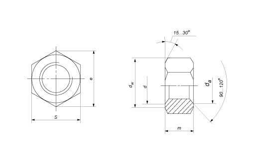 Гайка М 48 ГОСТ ISO 4032-2014 кл.пр.6 цинк (5)