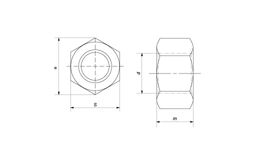 Гайка М 6 ГОСТ ISO 4032-2014 кл.пр.6 (ММК) (3)
