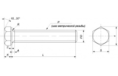 Болт М 20х105 DIN 931 цинк thumb (3)