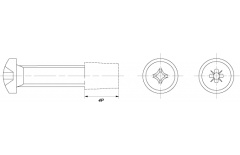 Винт М 8х20 DIN 7500 D цинк thumb (3)