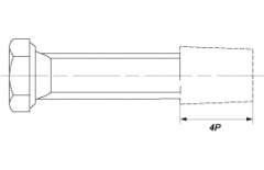 Винт М 8х20 DIN 7500 D цинк thumb (4)