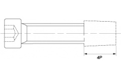 Винт М 8х20 DIN 7500 D цинк thumb (5)