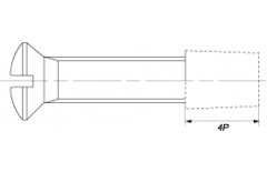 Винт М 8х20 DIN 7500 D цинк thumb (7)