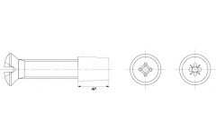 Винт М 8х20 DIN 7500 D цинк thumb (9)