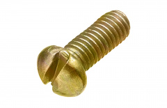 Винт М 4х16 ГОСТ 17473-80 прямой шлиц желт.цинк 9 мкм thumb (1)