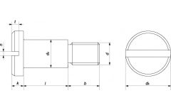 Винт установочный М 6х10 DIN 923 цинк thumb (1)