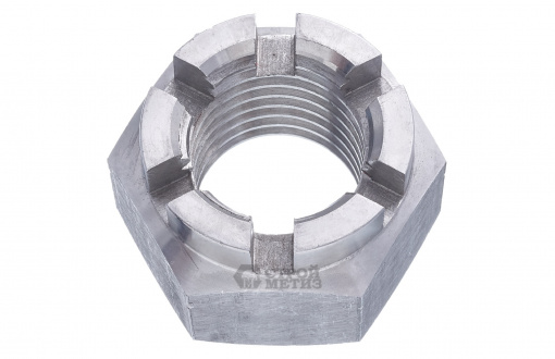 Гайка корончатая М 16 DIN 935 нерж.А4 (исп.2) (2)