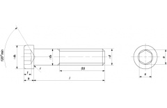 Винт М 6х25х25 DIN 7984 нерж.А2 thumb (1)
