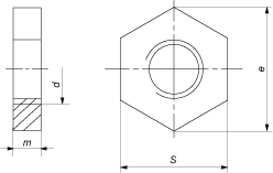 Схема стандарта DIN 439 (чертеж)