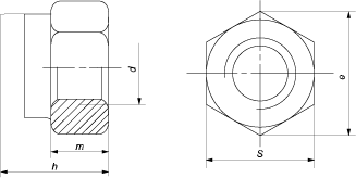 Схема стандарта DIN 980 (чертеж)